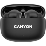 CANYON OnGo 9 TWS bezvadu austiņas, Bluetooth 5.4, 30 h, melnas