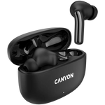 CANYON OnGo 9 TWS bezvadu austiņas, Bluetooth 5.4, 30 h, melnas