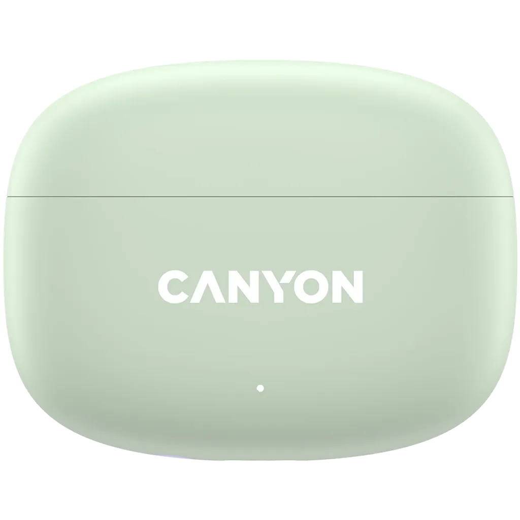 CANYON OnGo 9 TWS bezvadu austiņas, Bluetooth 5.4, 30 h, zaļas
