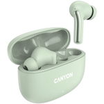 CANYON OnGo 9 TWS bezvadu austiņas, Bluetooth 5.4, 30 h, zaļas