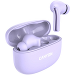 CANYON OnGo 9 TWS bezvadu austiņas, Bluetooth 5.4, 30 h, violetas