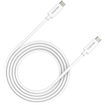 Canyon UC-42 USB-C–USB-C kabelis, 2 m, 240 W, 20 Gbit/s, balts