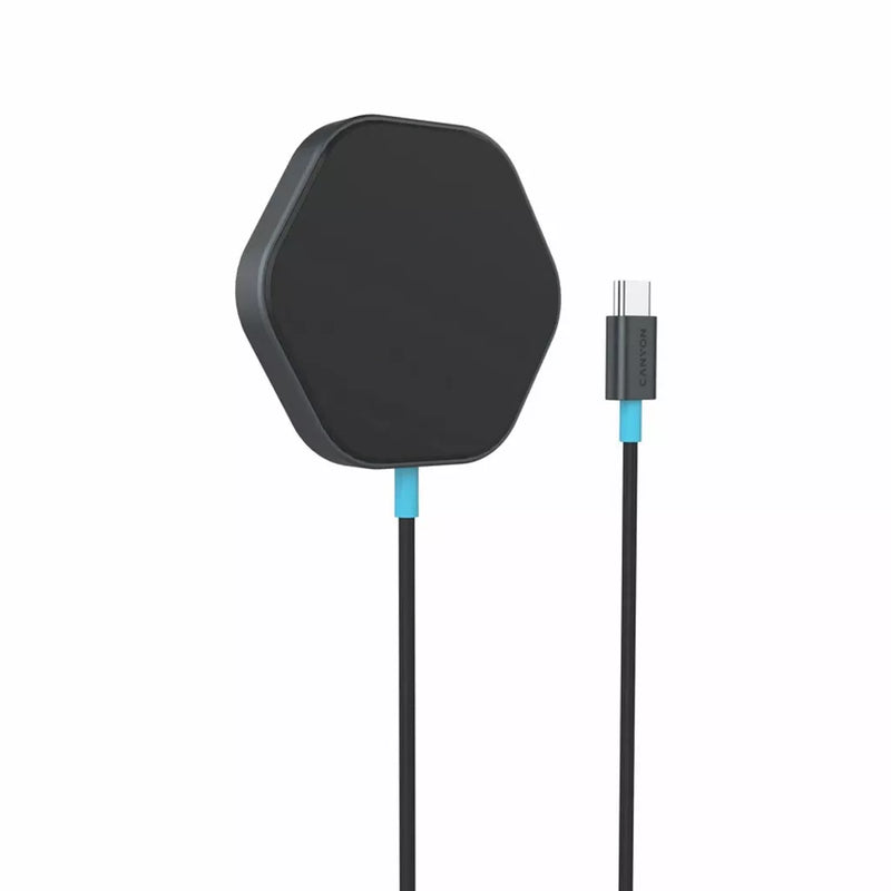 CANYON Juhtmevaba laadija HEXAGON 110 tumehall/sinine