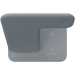 CANYON WS-303 3-in-1 Qi bezvadu uzlādes stacija, 15W, tumši pelēka