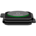 CANYON WS-305 3-in-1 Qi salokāma bezvadu uzlādes stacija, 15W, melna