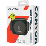 Canyon WS-305 salokāma 3-in-1 bezvadu uzlādes stacija 15 W melna