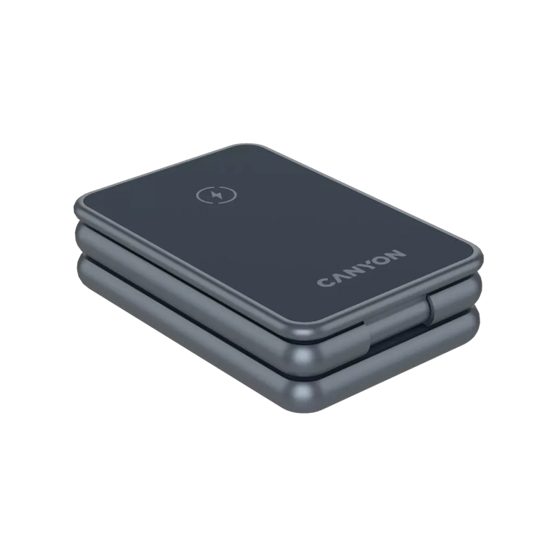 Складное беспроводное зарядное устройство CANYON OnCharge 309 15 Вт 3 в 1, металл