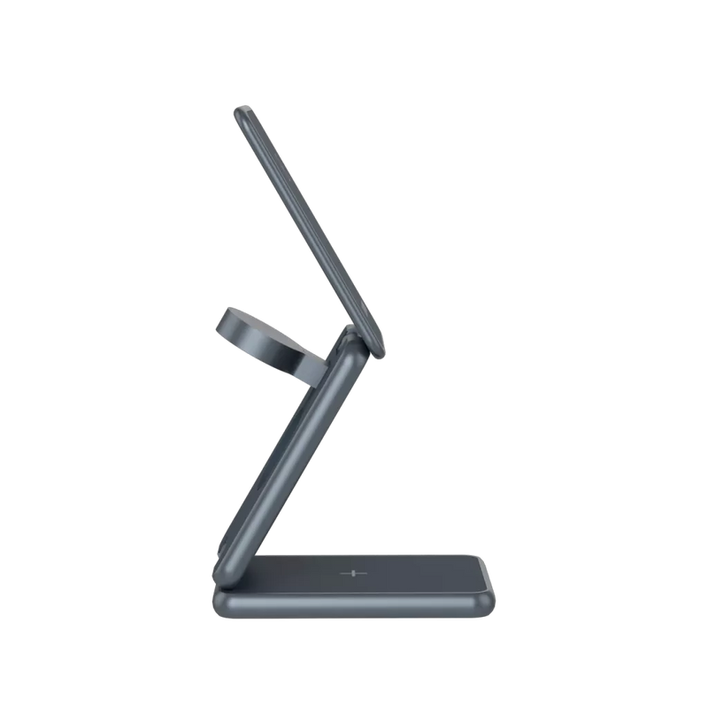 Складное беспроводное зарядное устройство CANYON OnCharge 309 15 Вт 3 в 1, металл