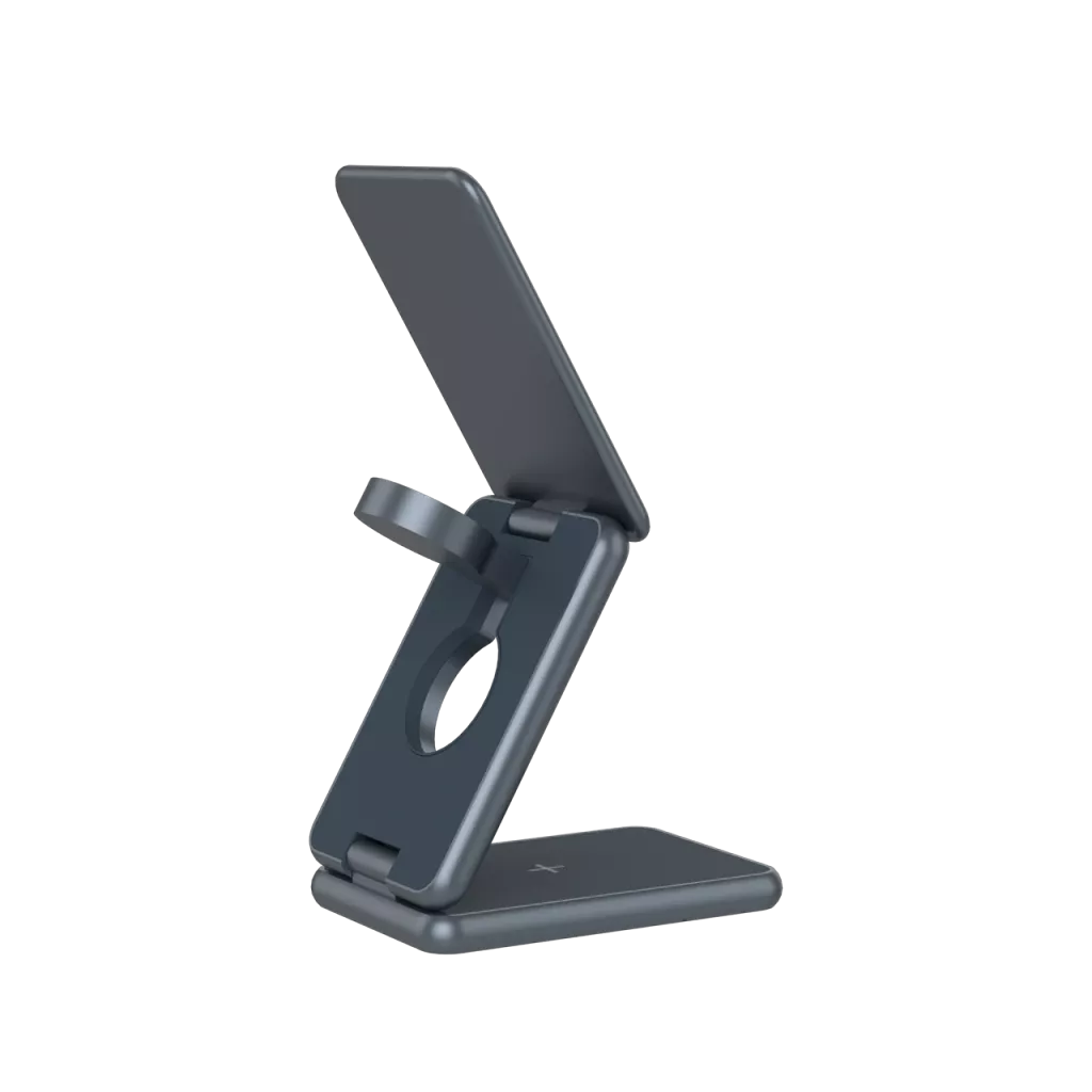 CANYON salokāmais bezvadu lādētājs OnCharge 309 15W 3in1, metāla