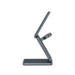 CANYON salokāmais bezvadu lādētājs OnCharge 309 15W 3in1, metāla