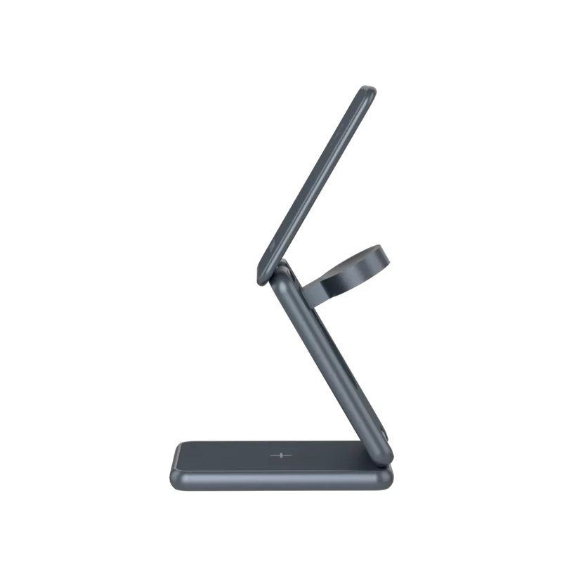 Складное беспроводное зарядное устройство CANYON OnCharge 309 15 Вт 3 в 1, металл