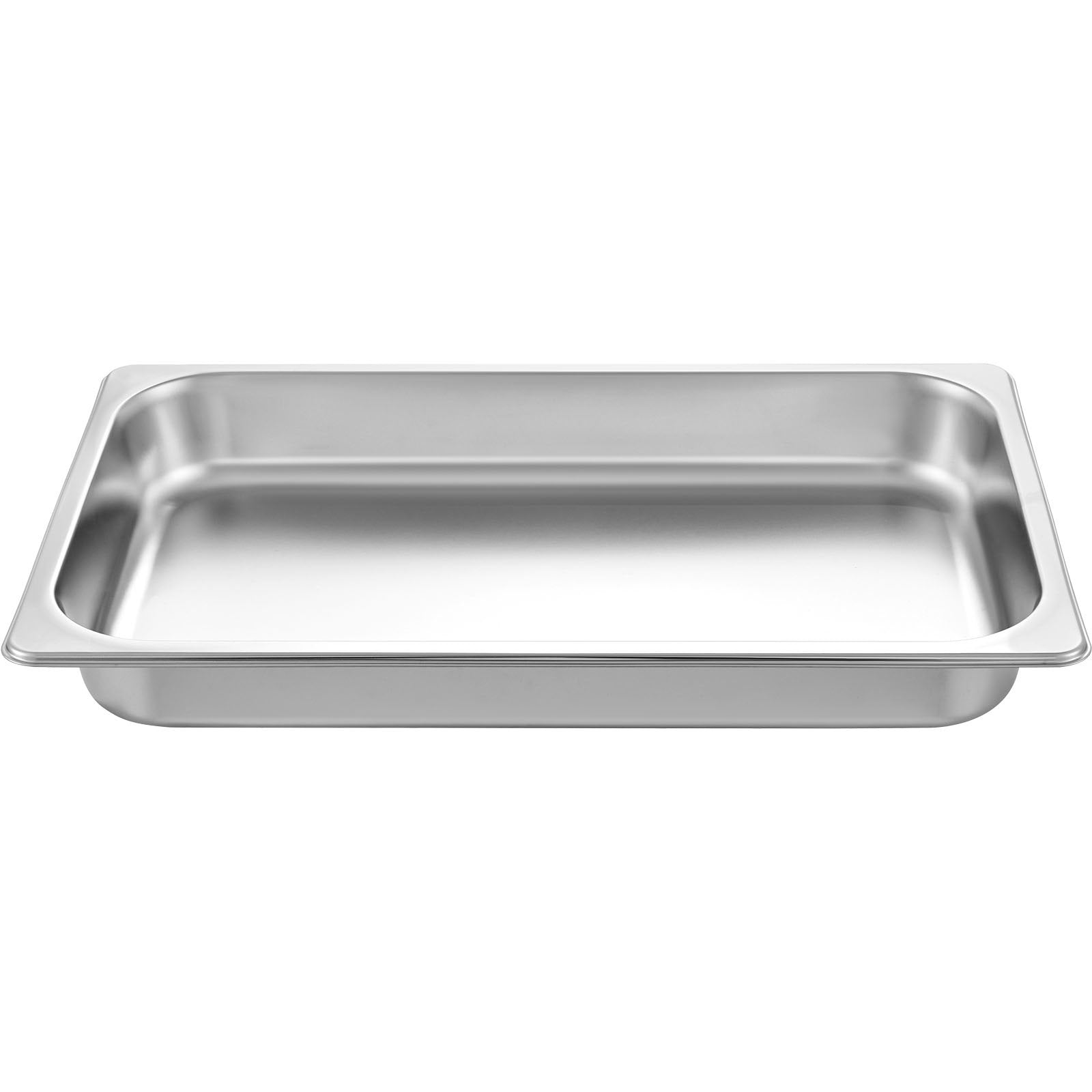 VEVOR 6 gab. Tvaika galda trauki, 8.5 L, nerūsējošais tērauds, 530 x 325 x 66 mm