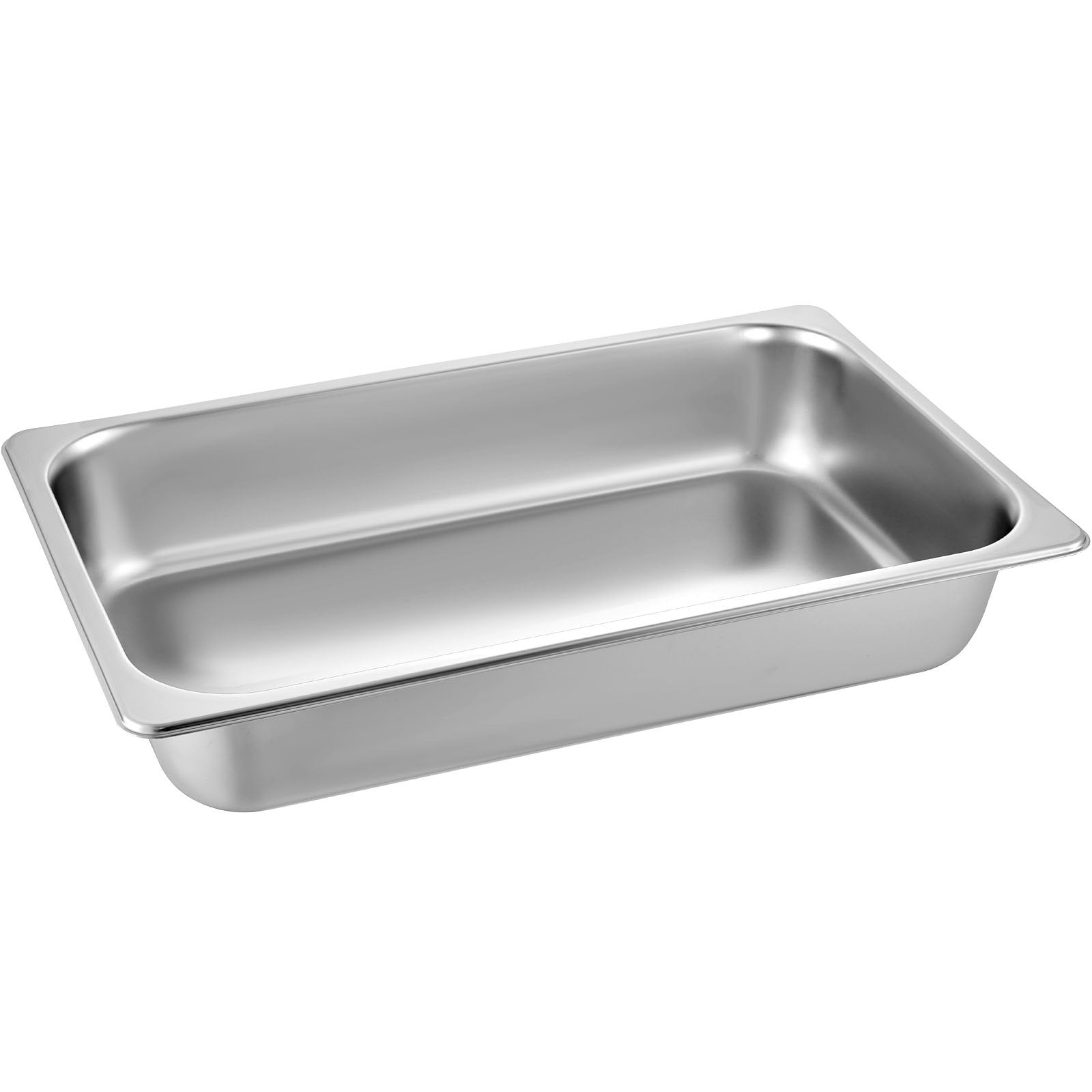 VEVOR 4 Gabalu Tvaika Galda Pannas, 53 x 32,5 x 10 cm, 13L, Nerūsējošā Tērauda