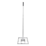 VEVOR zāliena līdzināšanas grābeklis ar 2130 mm rokturi, 1220 × 254 mm plāksni, oglekļa tērauda zāliena līdzinātājs ar 2 regulējamiem augstumiem, zāliena izlīdzināšanas instruments pagalmam un golfa laukumiem