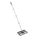 VEVOR zāliena līdzināšanas grābeklis ar 161 cm regulējamu rokturi, 43,2 × 25,4 cm zemes plāksni, izturīgs un rūsas izturīgs metāla augsnes līdzinātājs, zāliena līdzināšanas instruments pagalmam un golfa laukumiem