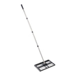 VEVOR Lawn Rake with a 161 cm Adjustable Handle, 43.2 × 25.4 cm ground plate, durable and rust-resistant metal lawn rake, lawn leveling tool for yards and golf courses