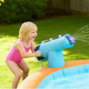 VEVOR piepūšamā lēkāšanas pils ar ūdens slidkalniņu, 4540 × 3900 × 2380 mm piepūšamā atrakcija ar lēkšanas zonu, augstu slidkalniņu, šļakatu baseinu un rotaļu tirgus kiosku, paredzēta 3–4 bērniem vecumā no 3 līdz 8 gadiem