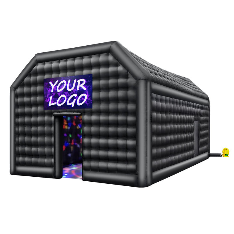 Надувной шатер VEVOR 8 x 6 x 4 м идеально подходит для вечеринок на открытом воздухе, мероприятий или любых других событий, требующих уникальной и стильной обстановки. В комплект входит подсветка для придания дополнительной атмосферы вашему мероприятию.