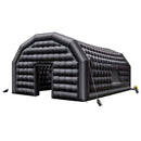 8 × 6 × 4 m piepūšamā ballīšu telts ar 1100 W gaisa pūtēju un smilšu maisiem, ventilējama piepūšamā telts ar 2 logiem, piemērota pasākumiem, dzimšanas dienām un kāzām