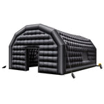 8 × 6 × 4 m piepūšamā ballīšu telts ar 1100 W gaisa pūtēju un smilšu maisiem, ventilējama piepūšamā telts ar 2 logiem, piemērota pasākumiem, dzimšanas dienām un kāzām