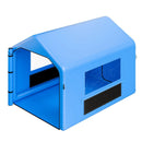 VEVOR piepūšamā krāsošanas kabīne, 4 × 3 × 2,8 m, ar 750 W jaudīgu gaisa pūtēju un gaisa filtrācijas sistēmu, trīsstūrveida jumts, paredzēta velosipēdu, motociklu un automobiļu virsbūves metāla detaļu krāsošanai.