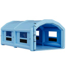 VEVOR piepūšamā krāsošanas kabīne, 10 × 6 × 4 m, piepūšamā krāsošanas kabīne ar 950 W un 1100 W gaisa pūtējiem un gaisa filtrācijas sistēmu, apaļš jumts, paredzēta automobiļu, kravas automašīnu, mēbeļu un automobiļu virsbūves metāla detaļu krāsošanai.