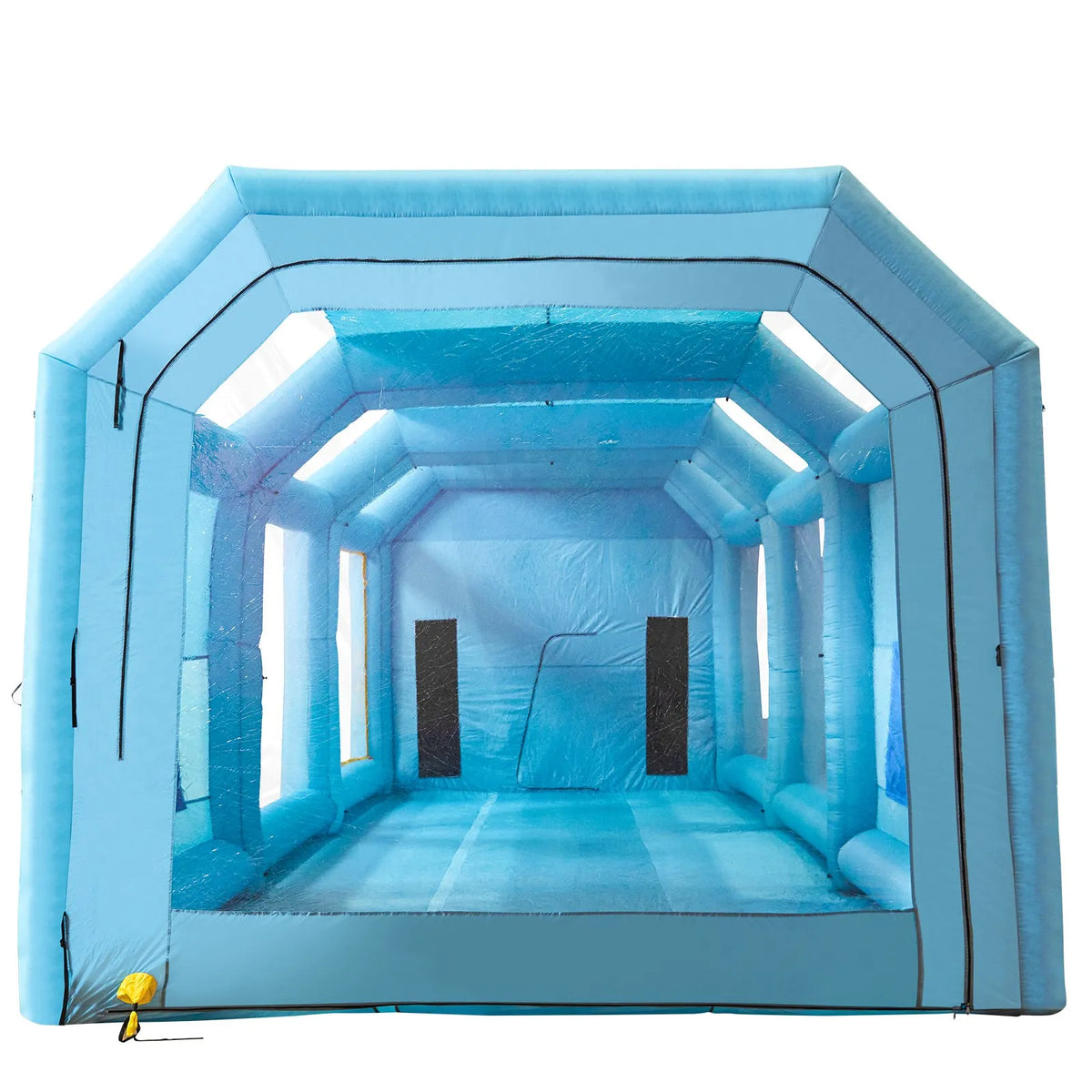 12 x 5 x 4 m pielāgota piepūšamā krāsošanas telpa