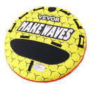 VEVOR Piepūšamā Vilkšanas Kamera Laivām, 1–3 Braucējiem, 231 kg Slodze – 160 cm Apaļš Ūdens Sporta Vilkšanas Riņķis ar Pilnu Neilona Pārklājumu, EVA Rokturiem un Ātrās Drošības Vārstu