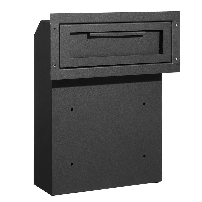 VEVOR caur durvīm uzstādāma atslēgu kaste ar kombinēto slēdzeni, melna, 30,5 × 15,2 × 40,6 cm