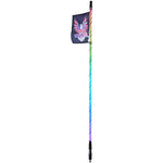 VEVOR LED spirālveida antenas gaisma, 1 gab., 0,9 m, RGB, ar tālvadību un lietotni, piemērota ATV, UTV, RZR