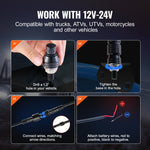 VEVOR LED spirālveida antenas gaisma, 1 gab., 1,5 m, RGB, ar tālvadību un lietotni, piemērota ATV, UTV, RZR