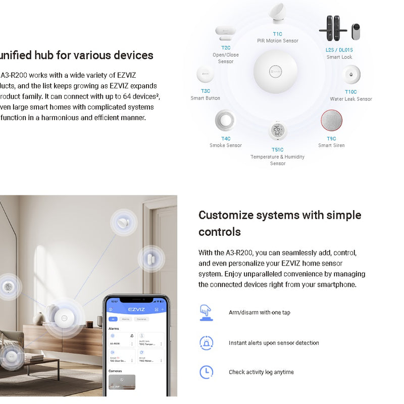 EZVIZ A3 Smart Home Control Unit