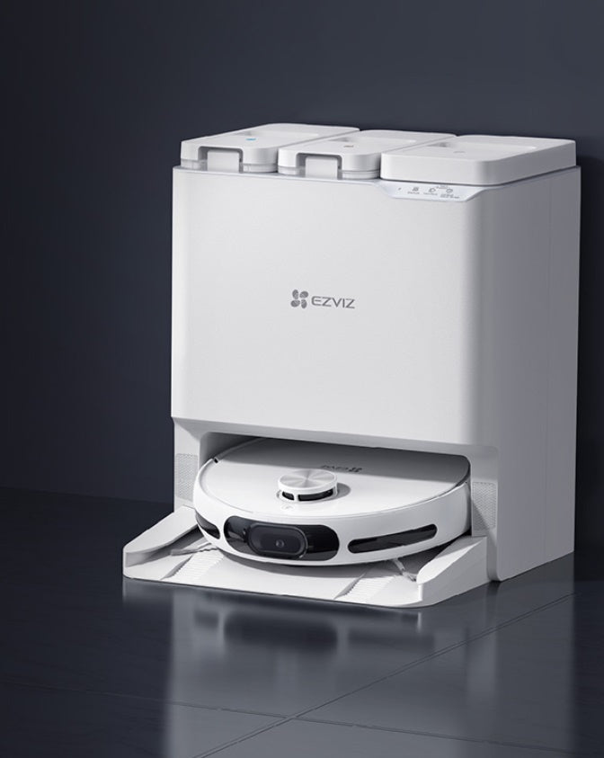 Робот-пылесос и поломоечная машина EZVIZ RS20 Pro, мощное всасывание 7200 Па, совместим с "Hey Google" или "Alexa"