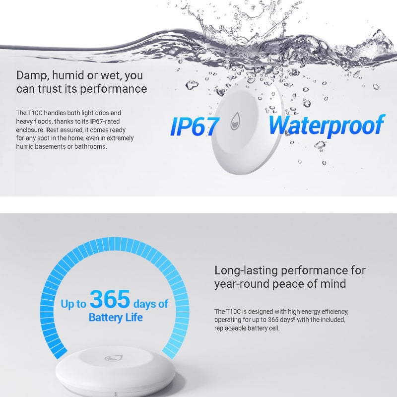 EZVIZ T10C ūdens nplūdes sensors
