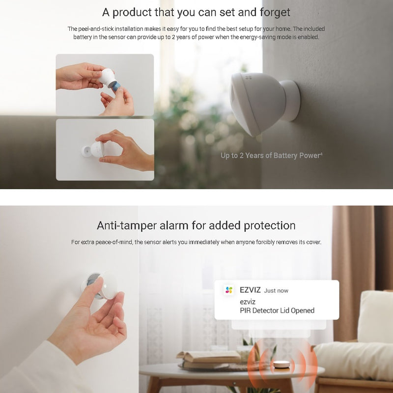 EZVIZ T1C PIR kustības sensors