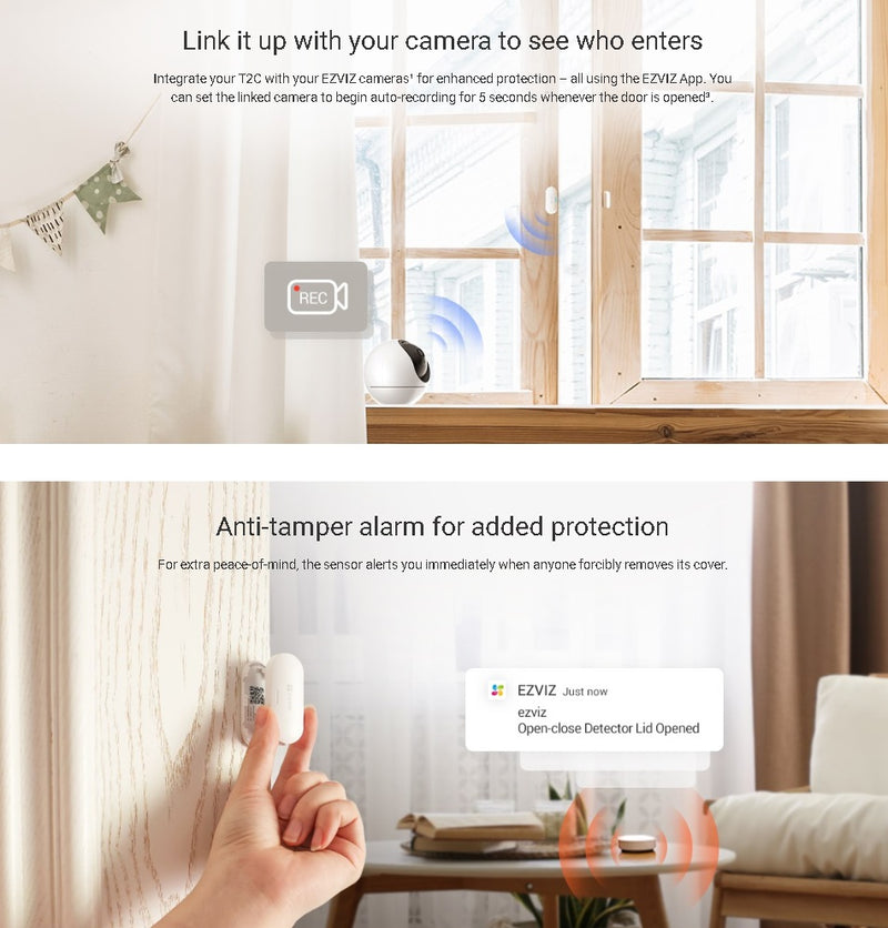 EZVIZ T2C durvju sensors