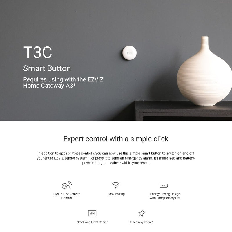 EZVIZ T3C viedā poga