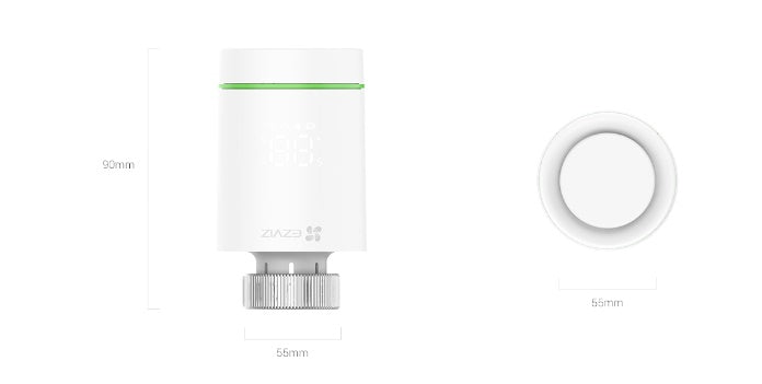 EZVIZ TS5 viedais radiatora termostats
