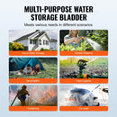 Salokāma ūdens uzglabāšanas tvertne 1000 l, PVC, pārnēsājama, melna