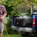 Salokāma ūdens uzglabāšanas tvertne 1000 l, PVC, pārnēsājama, melna