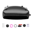 Salokāma ūdens uzglabāšanas tvertne 330 l, PVC, pārnēsājama, melna