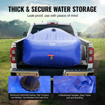 Portable water storage tank 1000 L, 1000D PVC, foldable