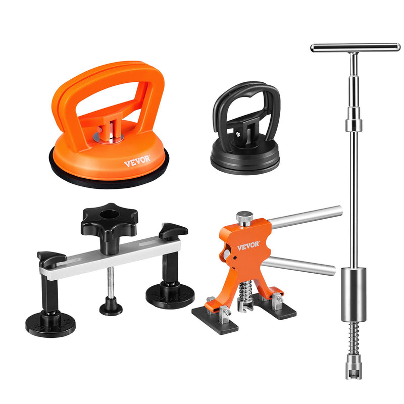 VEVOR 107 gabalu automobiļa virsbūves dentu remonta rīku komplekts, Automobiļa virsbūves dentu izvelcējs, Tiltu pacēlājs, Beznoglējuma krusas bojājumu remonta komplekts