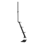 VEVOR 4 pakāpienu laivas piekabes kāpnes ar rokturi un neslīdošu virsmu, 3 montāžas leņķi, rāmjiem 76,2 × 76,2 / 76,2 × 127 / 101,6 × 101,6 mm, apakšējā montāža