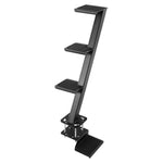 VEVOR 4 pakāpienu laivas piekabes kāpnes ar rokturi un neslīdošu virsmu, 3 montāžas leņķi, rāmjiem 76,2 × 76,2 / 76,2 × 127 / 101,6 × 101,6 mm, apakšējā montāža