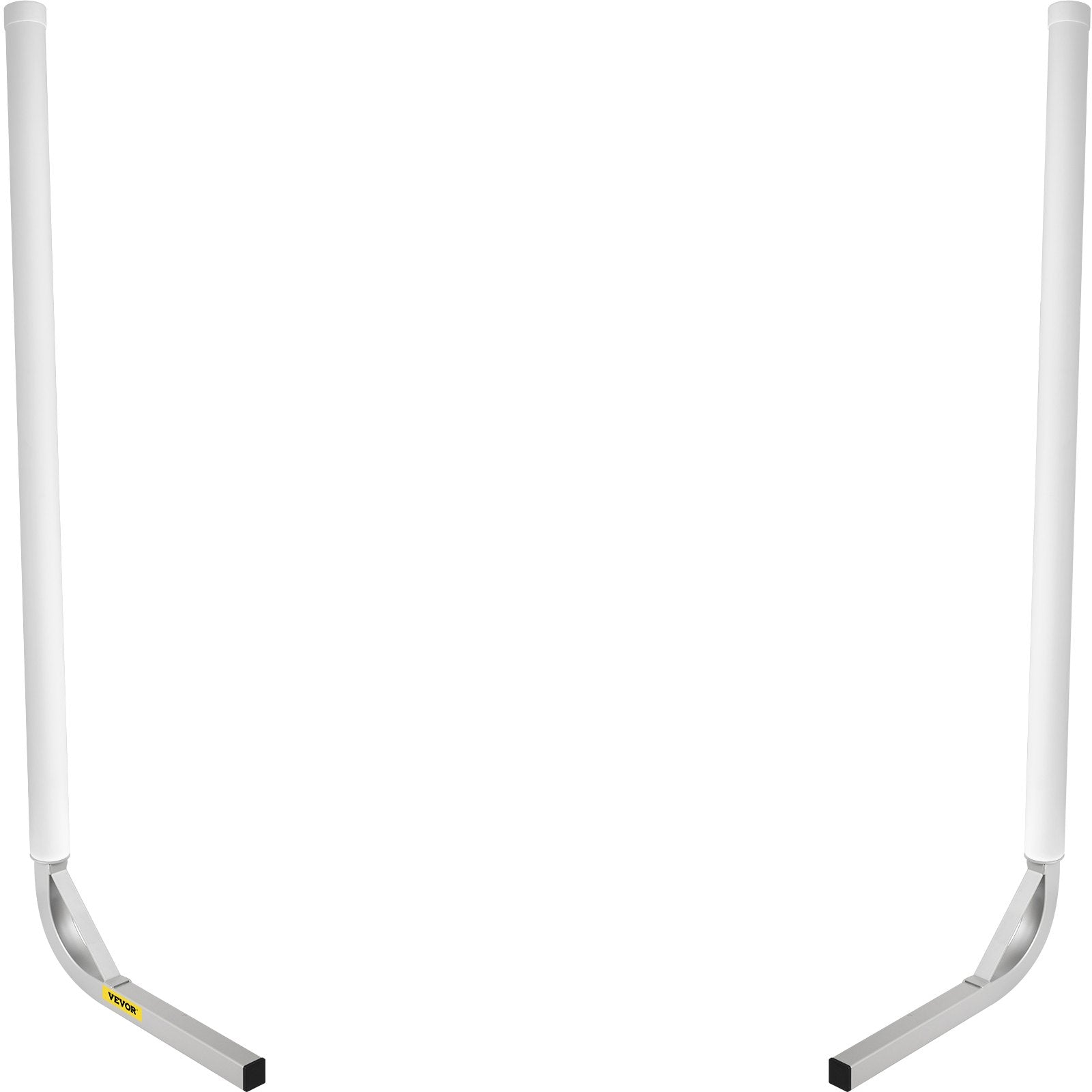 Laivu piekabes vadotne, 152 cm, 2 gab. tērauda stabi ar baltiem PVC pārklājumiem, komplektā visi stiprinājumi, piemērota ūdensslēpju, makšķerēšanas un buru laivu piekabēm