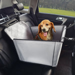 VEVOR Paaugstinātais auto sēdeklis suņiem līdz 18 kg, 600 x 500 x 190 mm, pelēks