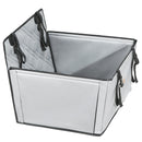 VEVOR Paaugstinātais auto sēdeklis suņiem līdz 18 kg, 600 x 500 x 190 mm, pelēks