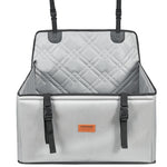 VEVOR Paaugstinātais auto sēdeklis suņiem līdz 18 kg, 600 x 500 x 190 mm, pelēks