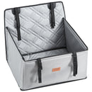 VEVOR Paaugstinātais auto sēdeklis suņiem līdz 18 kg, 600 x 500 x 190 mm, pelēks